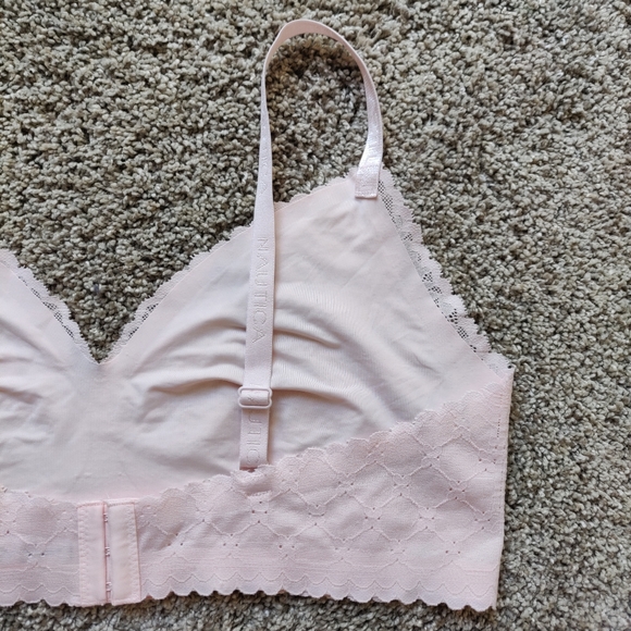 NWOT Nautica Intimates Seamless Light Pink Lacy Bralette 3X - Picture 8 of 12